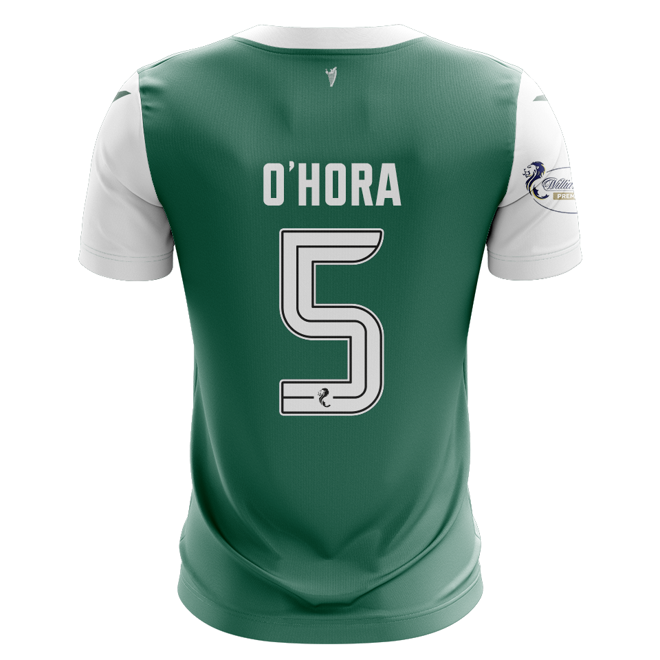 Warren O'Hora Hibernian jersey