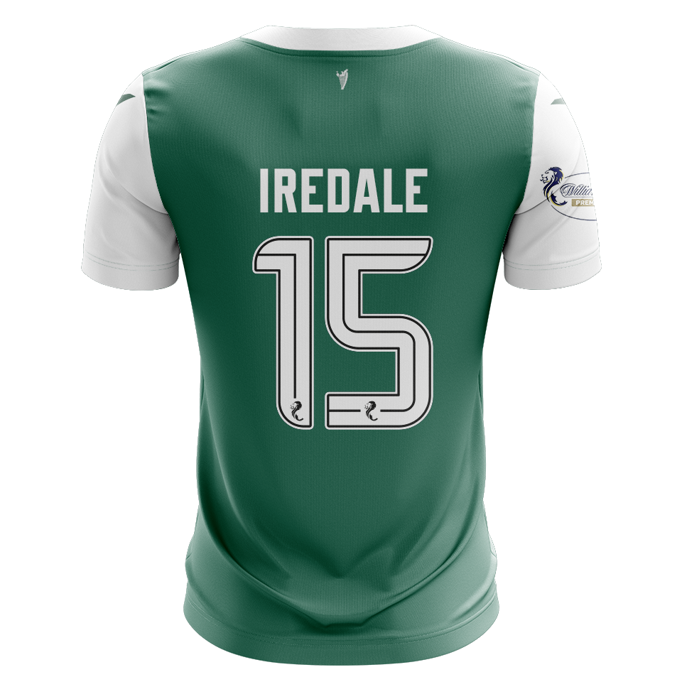 Jack Iredale Hibernian jersey