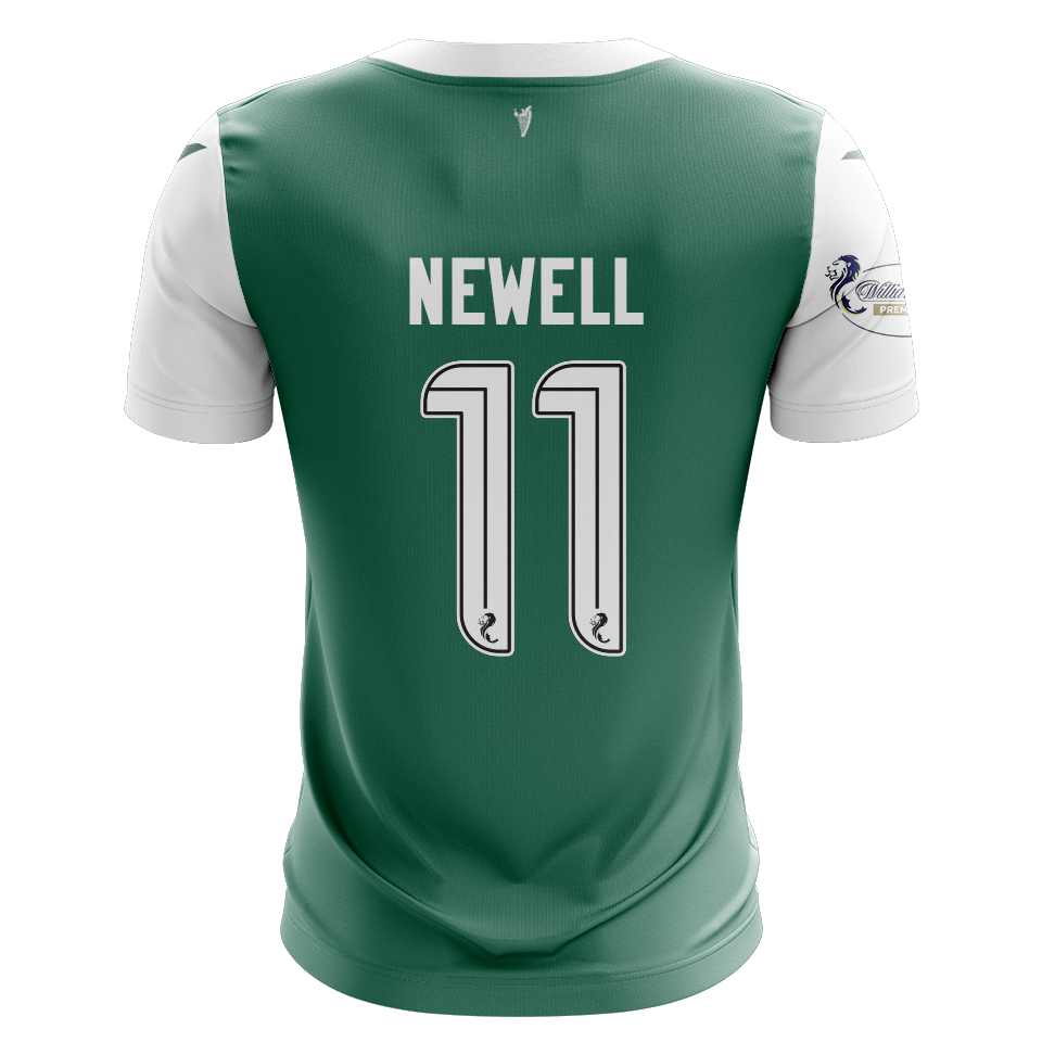 Joe Newell Hibernian jersey