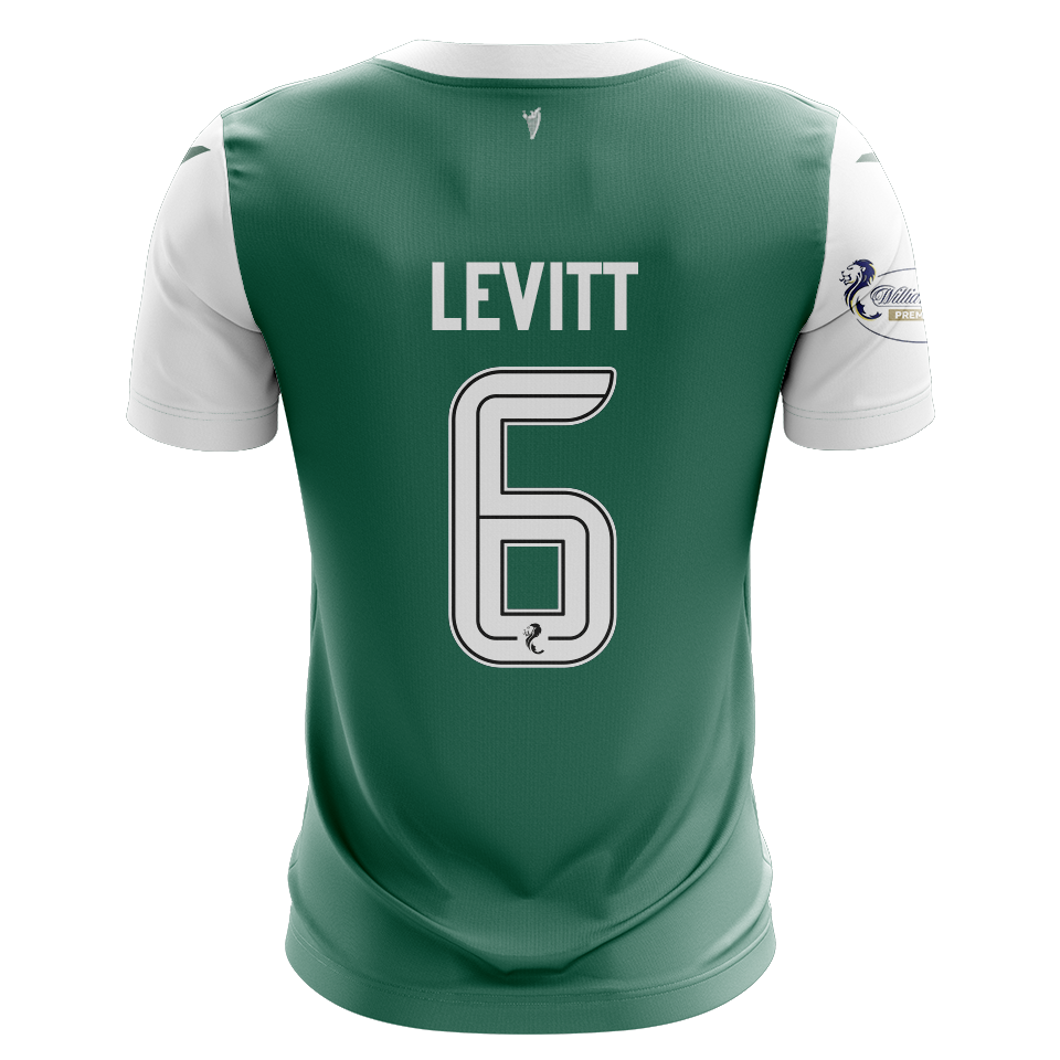 Dylan Levitt Hibernian jersey