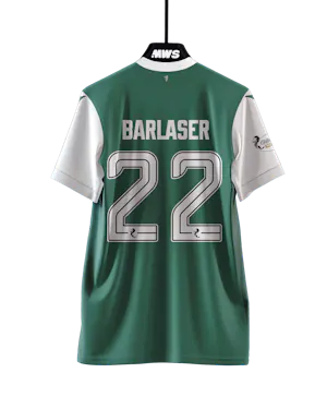 Daniel Barlaser Hibernian jersey