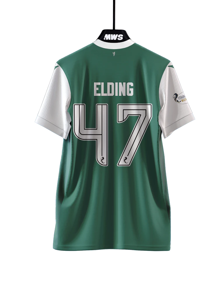 Owen Elding Hibernian camisa.