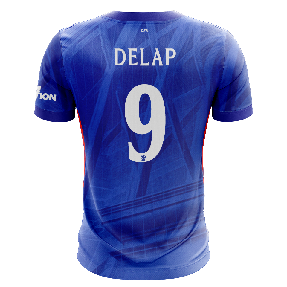 Liam Delap Chelsea shirt