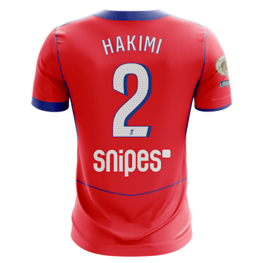 Camisola de Achraf Hakimi, Paris Saint-Germain