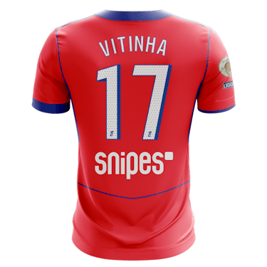 Camisola de Vitinha, Paris Saint-Germain