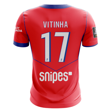 Shirt van Vitinha Paris Saint-Germain