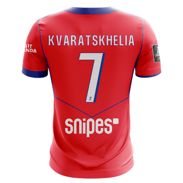 Maglia di Khvicha Kvaratskhelia (Paris Saint-Germain)
