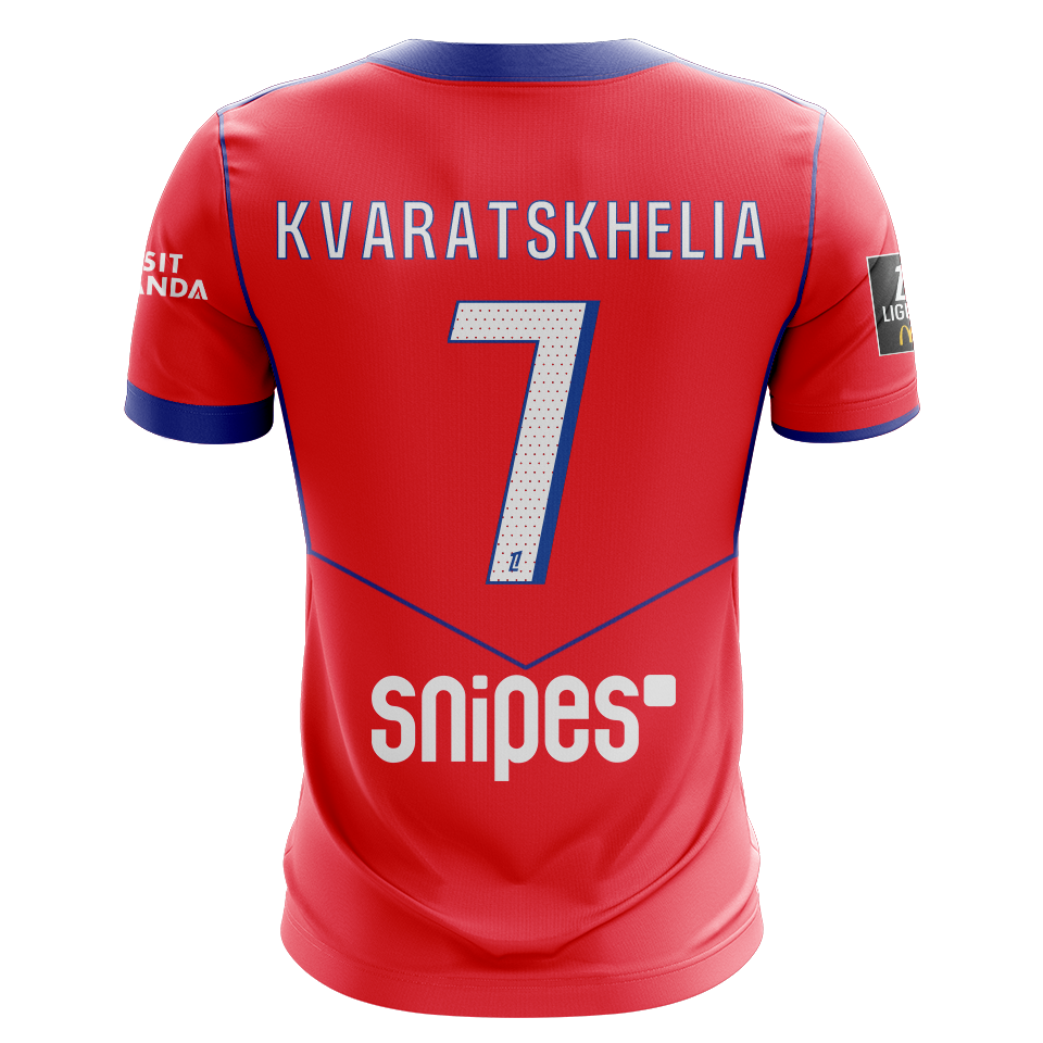 Khvicha Kvaratskhelia Paris Saint-Germain camisa.