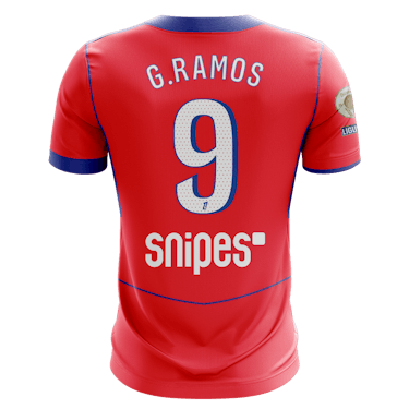 Camisola de Goncalo Ramos, Paris Saint-Germain