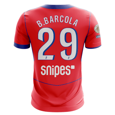 Camisola de Bradley Barcola, Paris Saint-Germain