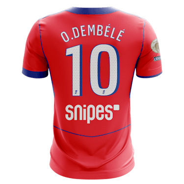 Camisola de Ousmane Dembélé, Paris Saint-Germain