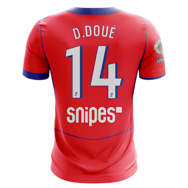 Camisola de Désiré Doué, Paris Saint-Germain