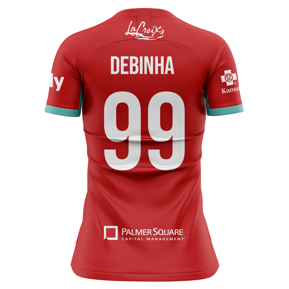 来自Kansas City Current的Débora Cristiane de Oliveira球衣