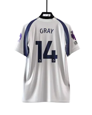 トッテナム・ホットスパー GRAY グレイ　14番 サイン入りユニフォーム トッテナム 25-26 アウェイ 半袖 ユニフォーム No.14 グレイ【NIKE