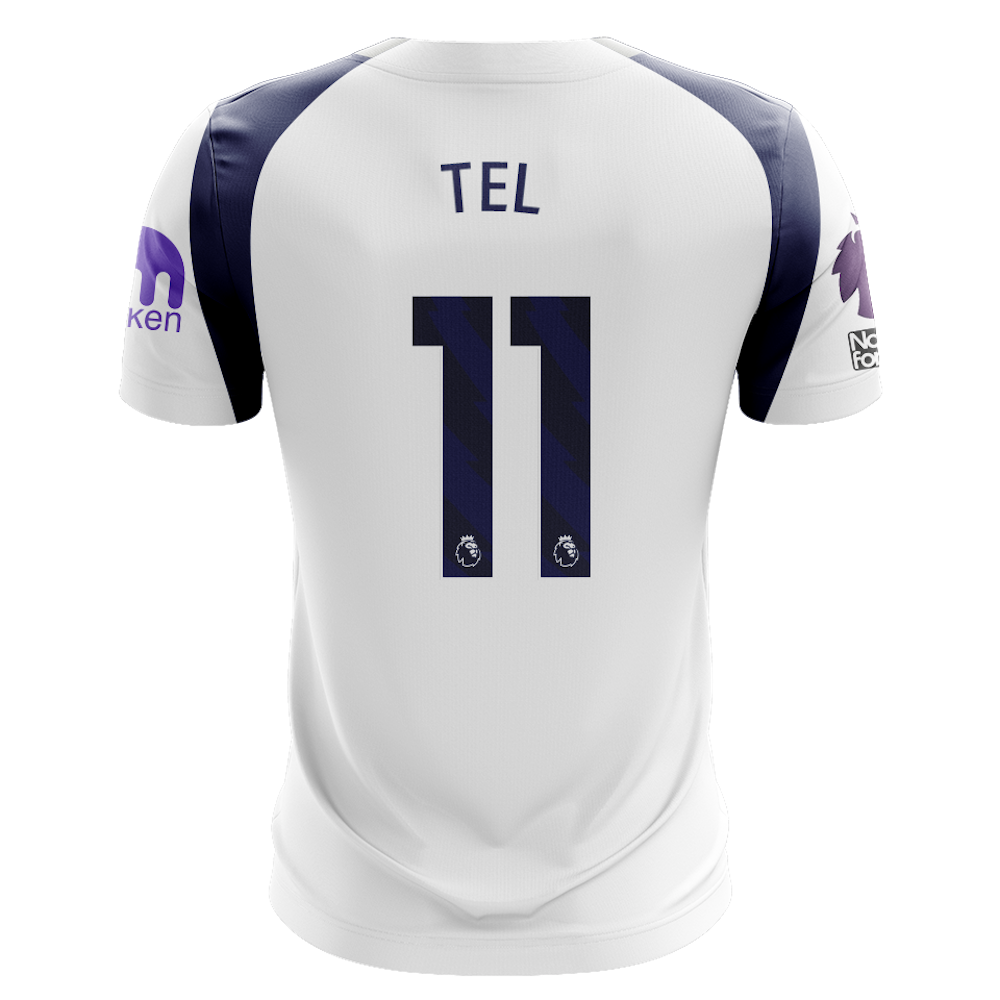 Mathys Tel Kit Mathys Tel | Tottenham Hotspur - Newcastle United | MatchWornShirt