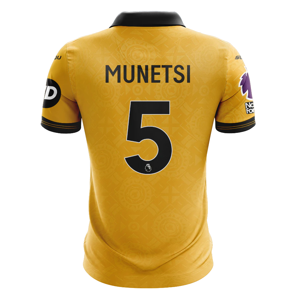 Marshall Munetsi Wolverhampton Wanderers shirt