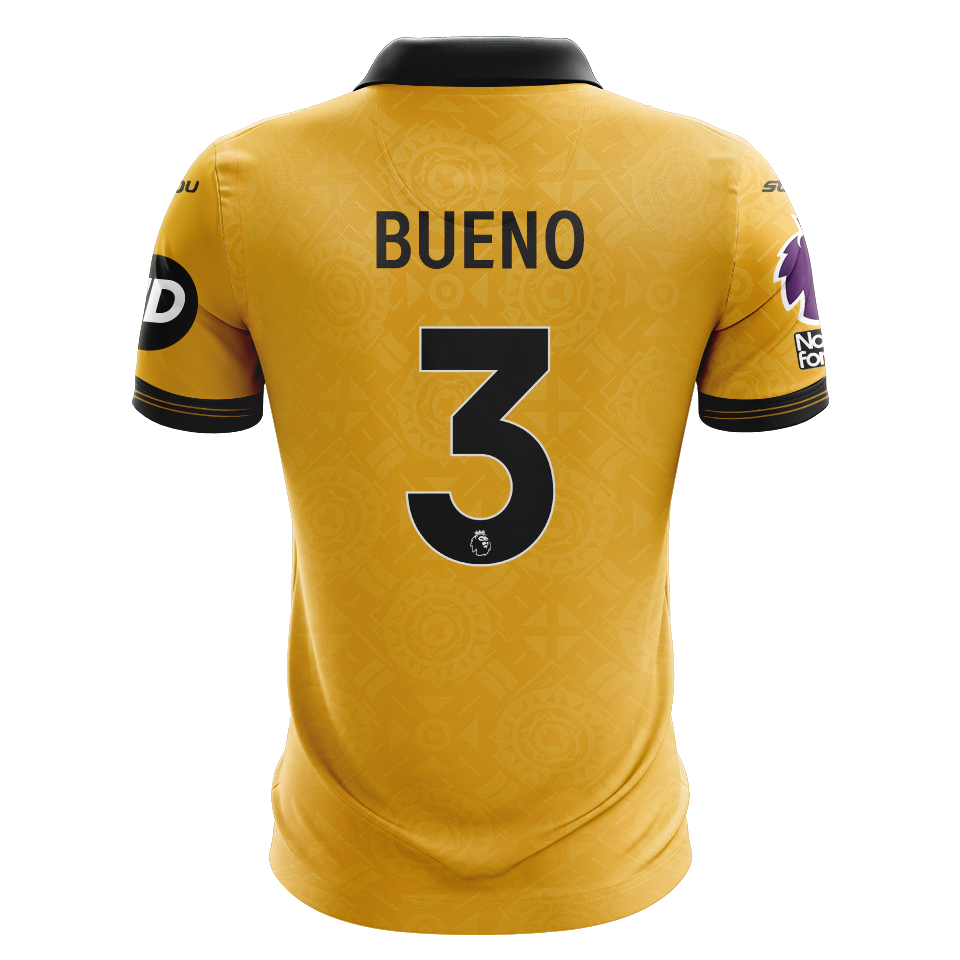 Hugo Bueno Wolverhampton Wanderers jersey