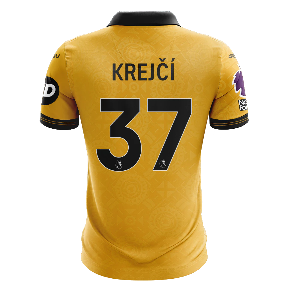 来自Wolverhampton Wanderers的Ladislav Krejčí球衣