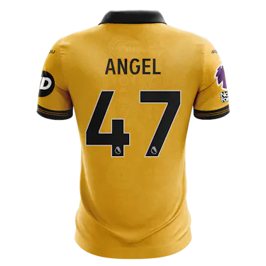 来自Wolverhampton Wanderers的Angel Gomes球衣