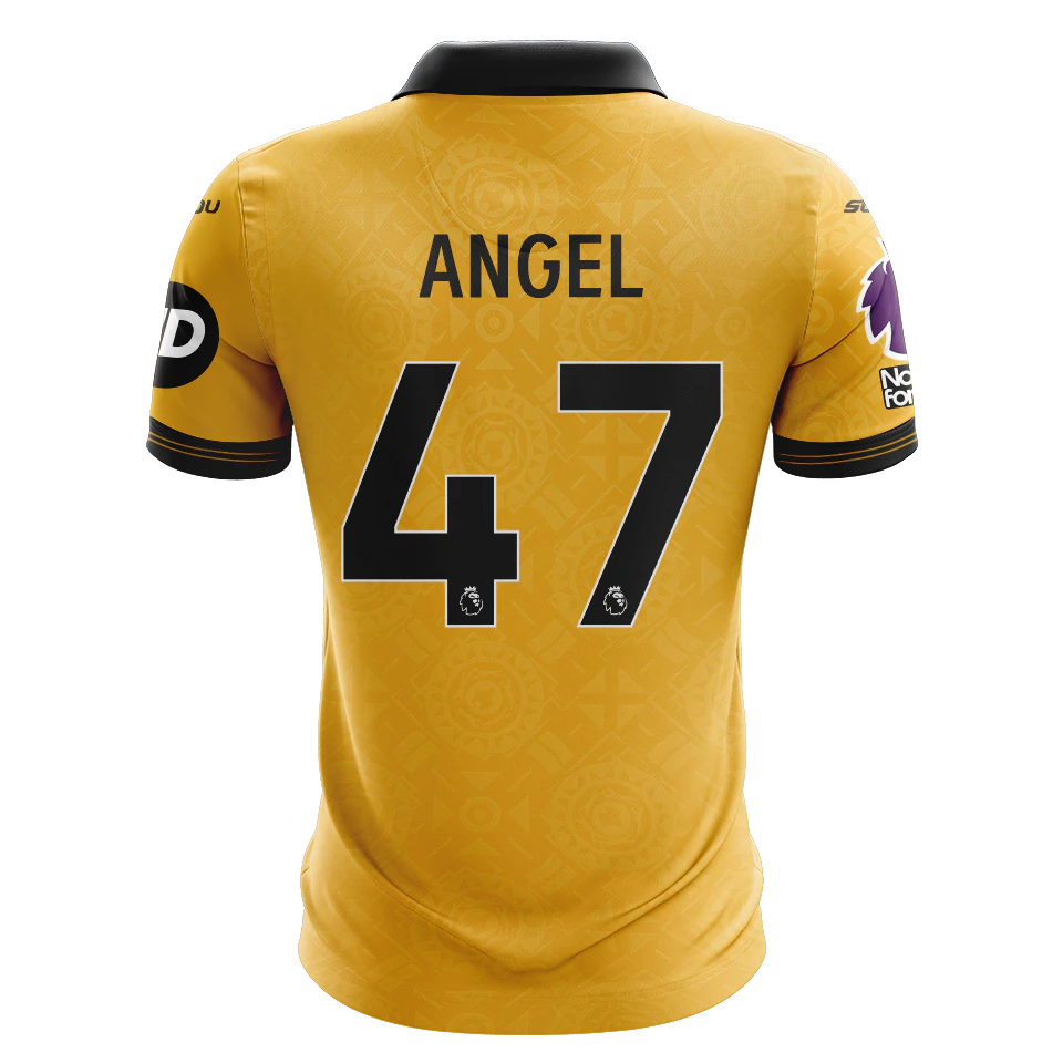 来自Wolverhampton Wanderers的Angel Gomes球衣