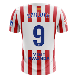 Alexander Sørloth Atlético de Madrid camisa.