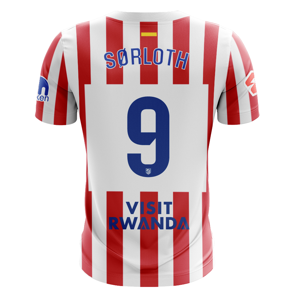 Alexander Sørloth Atlético de Madrid camisa.