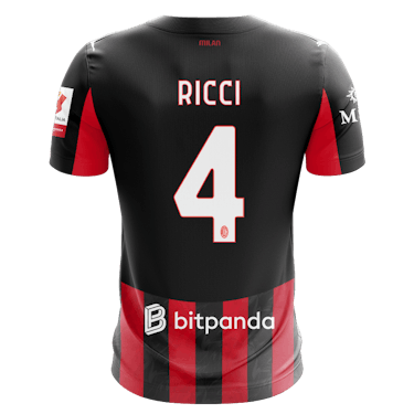 Camisola de Samuele Ricci, AC Milan