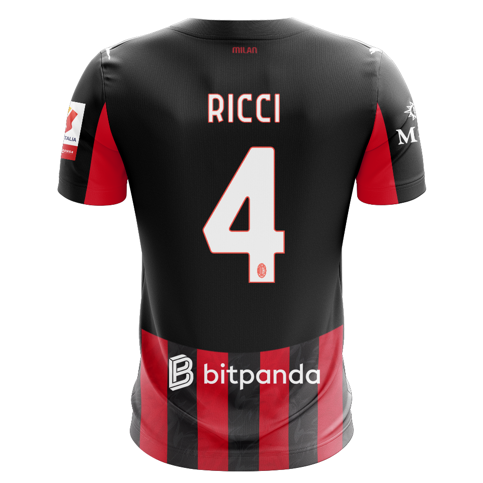 Camisola de Samuele Ricci, AC Milan