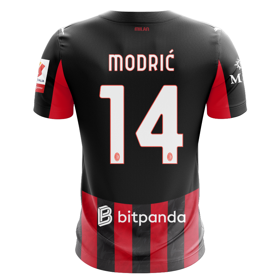 Camisola de Luka Modrić, AC Milan
