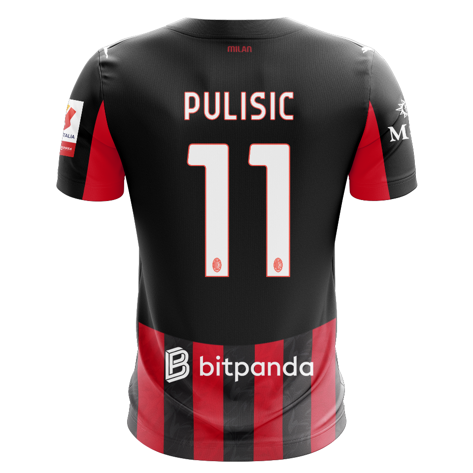Camisola de Christian Pulisic, AC Milan