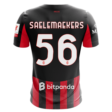 Camisola de Alexis Saelemaekers, AC Milan