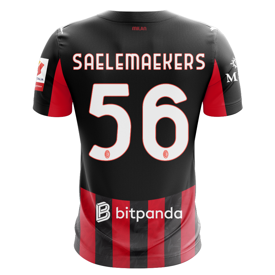 Camisola de Alexis Saelemaekers, AC Milan