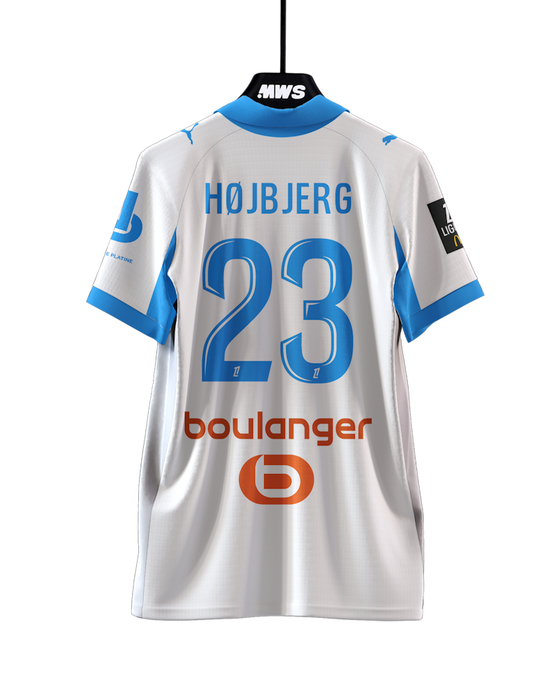 Pierre-Emile Højbjerg | Olympique de Marseille - FC Metz | MatchWornShirt