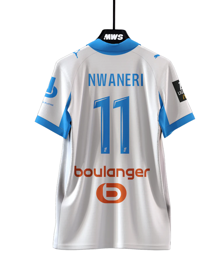 Olympique de Marseille-Trikot von Ethan Nwaneri