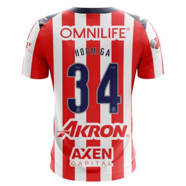 来自Chivas Guadalajara的Armando González Alba球衣