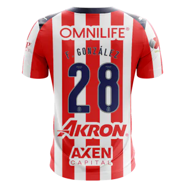 Maillot de Fernando Rubén González Pineda (Chivas Guadalajara)