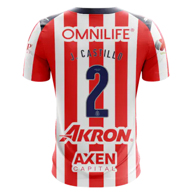 Maillot de José Castillo Pérez (Chivas Guadalajara)