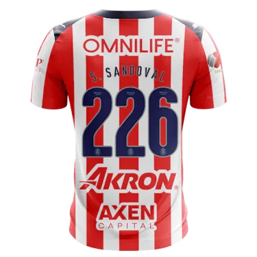 Santiago Sandoval Loboa Chivas Guadalajara のシャツ