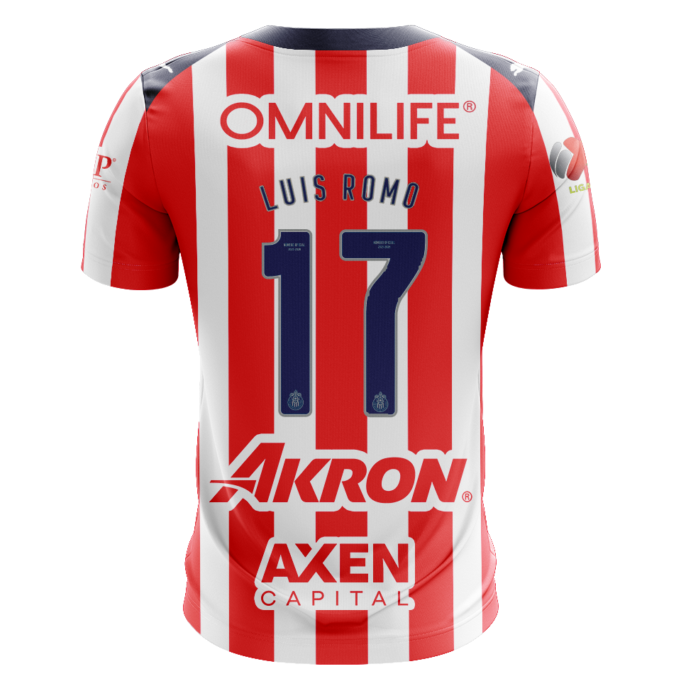 Luis Francisco Romo Barrón Chivas Guadalajara jersey