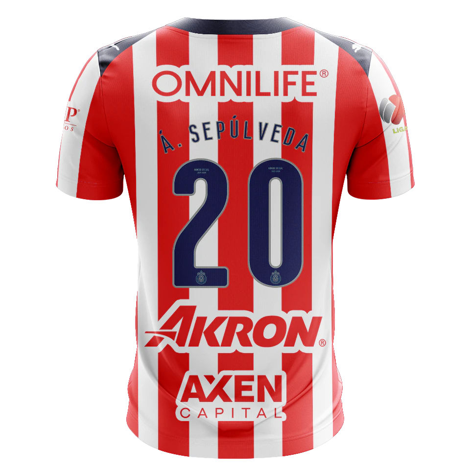 来自Chivas Guadalajara的Ángel Sepúlveda球衣