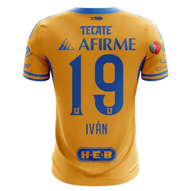 Edgar Iván López Rodríguez Tigres UANL shirt