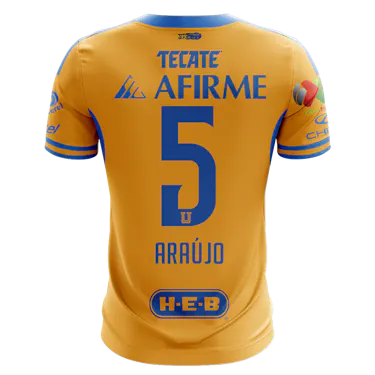 César Nahuel Araújo Vilches Tigres UANL camisa.