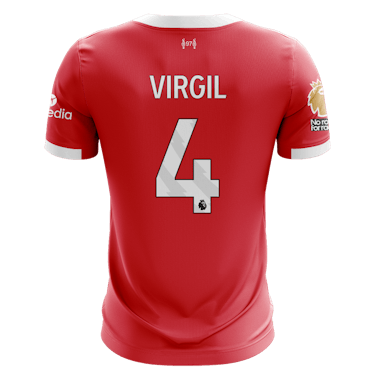 Shirt van Virgil van Dijk Liverpool