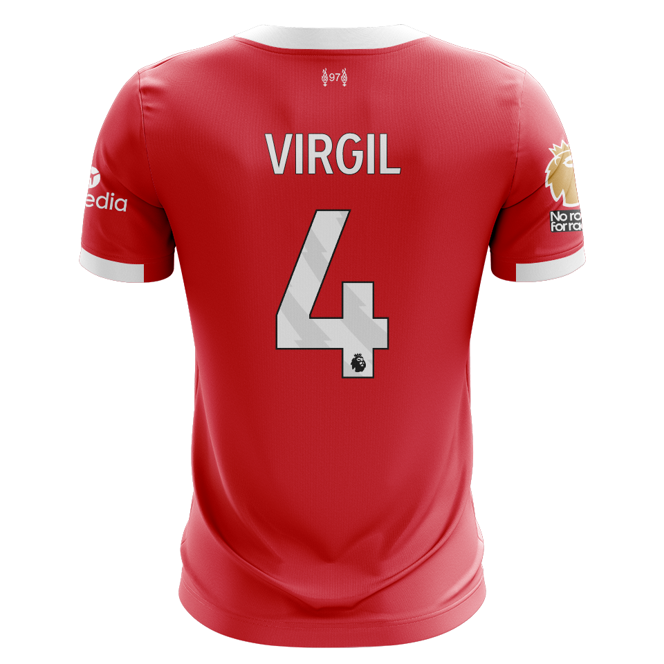 Virgil van Dijk Liverpool shirt
