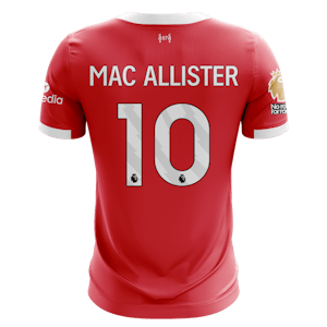 Alexis Mac Allister Liverpool shirt