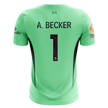 Shirt van Alisson  Becker Liverpool