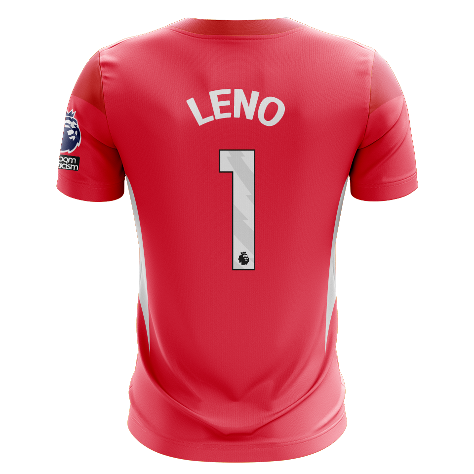 Bernd Leno Aston Villa Fulham MatchWornShirt