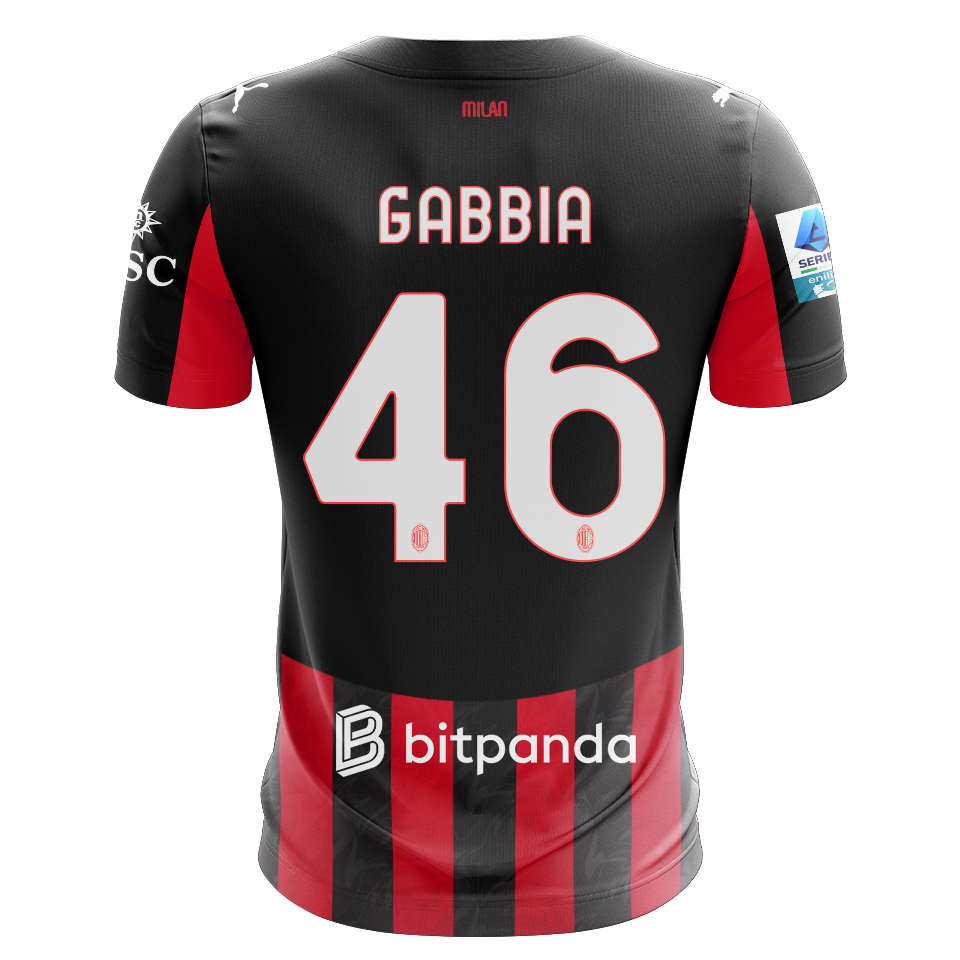 Matteo Gabbia AC Milan jersey