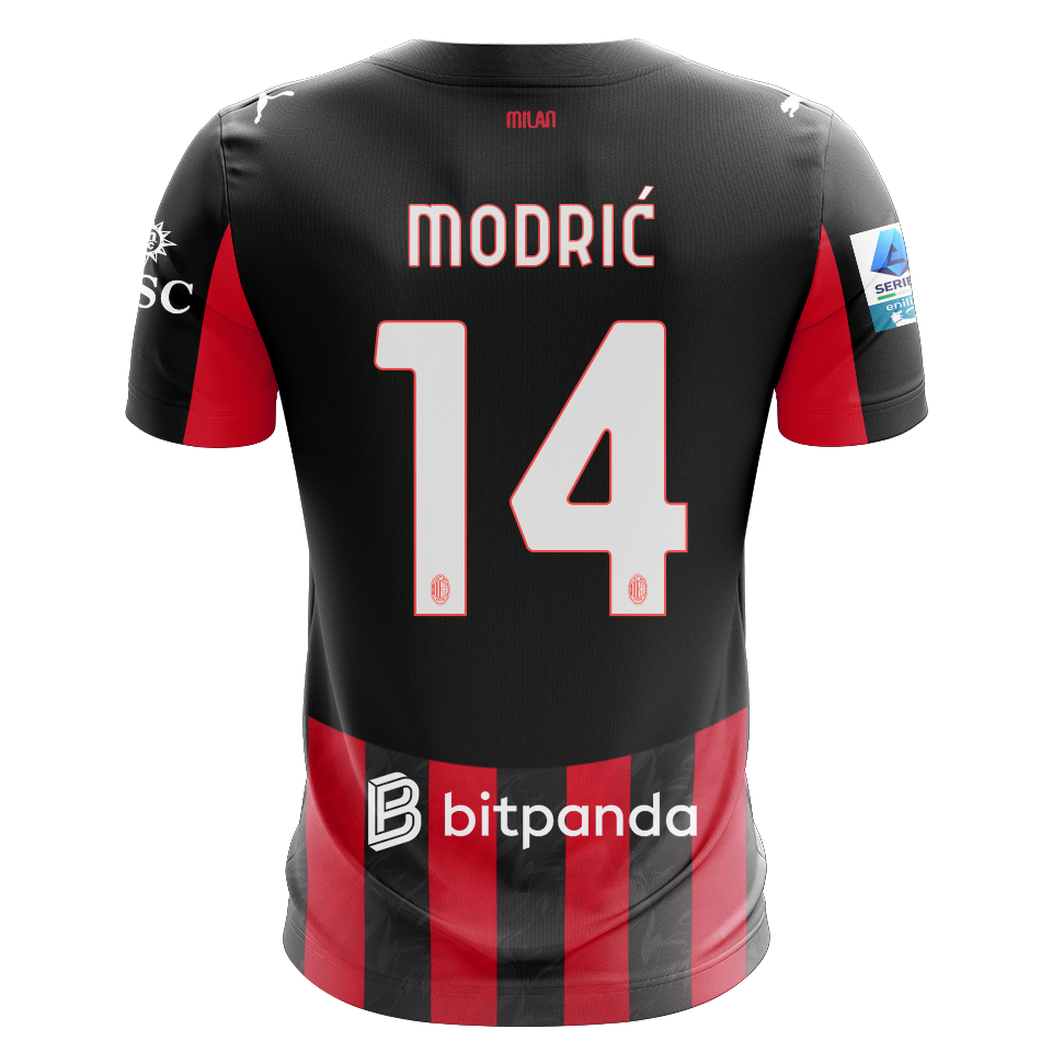 Luka Modrić AC Milan shirt