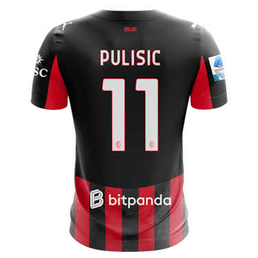 Christian Pulisic AC Milan camisa.